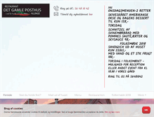 Tablet Screenshot of detgamleposthusallinge.dk